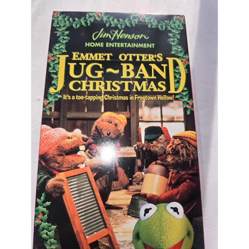 Emmet Otter’s Jug-Band Christmas VHS Jim Henson Columbia Tristar Untested